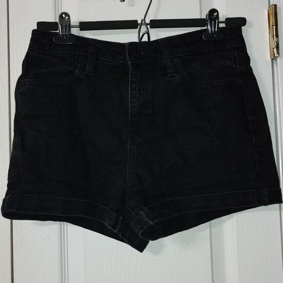 Wild Fable black denim jeans shorts  Sz 6 - Picture 1 of 5
